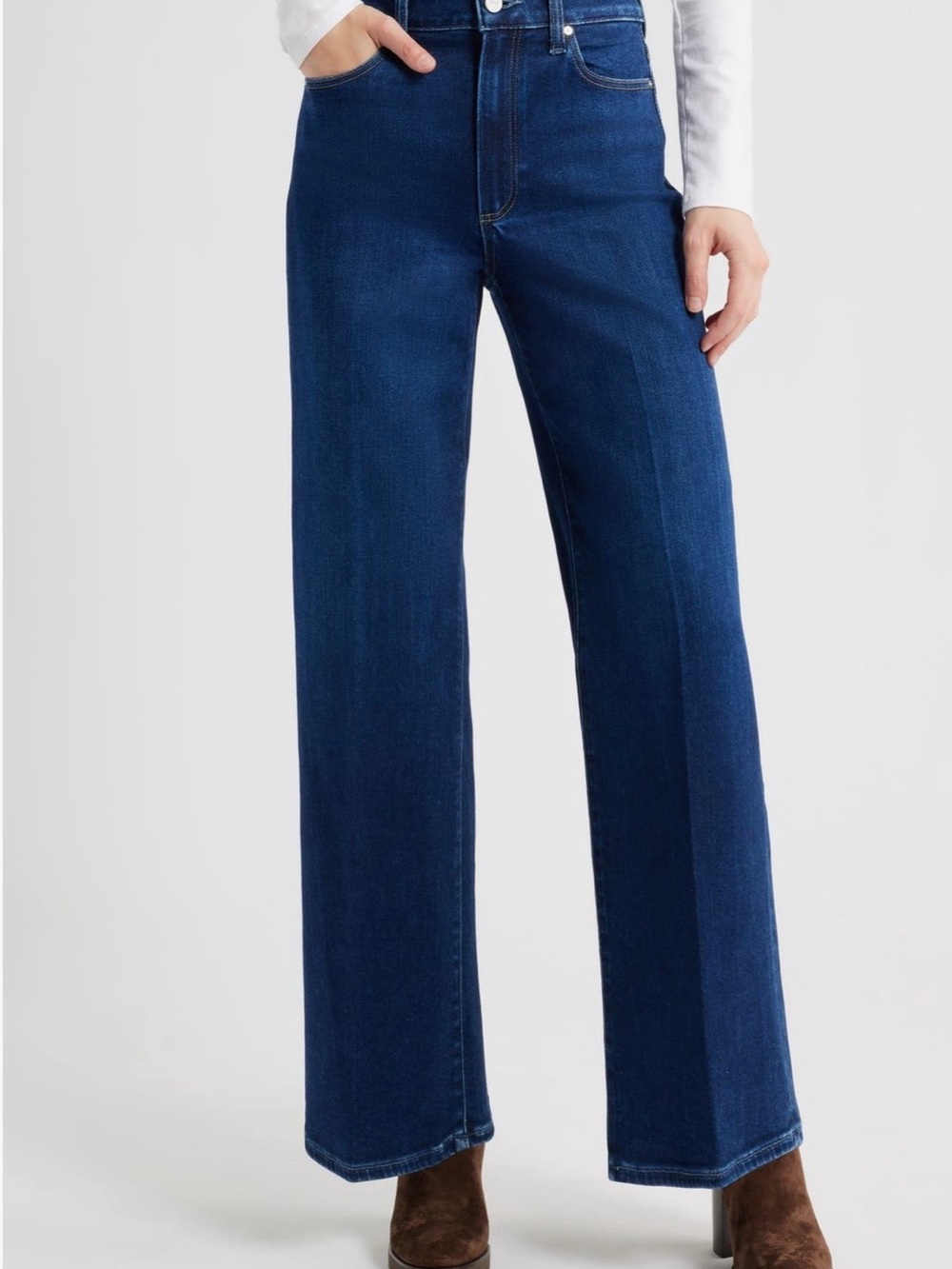 PAIGE Anessa High Waist
Wide Leg Jeans